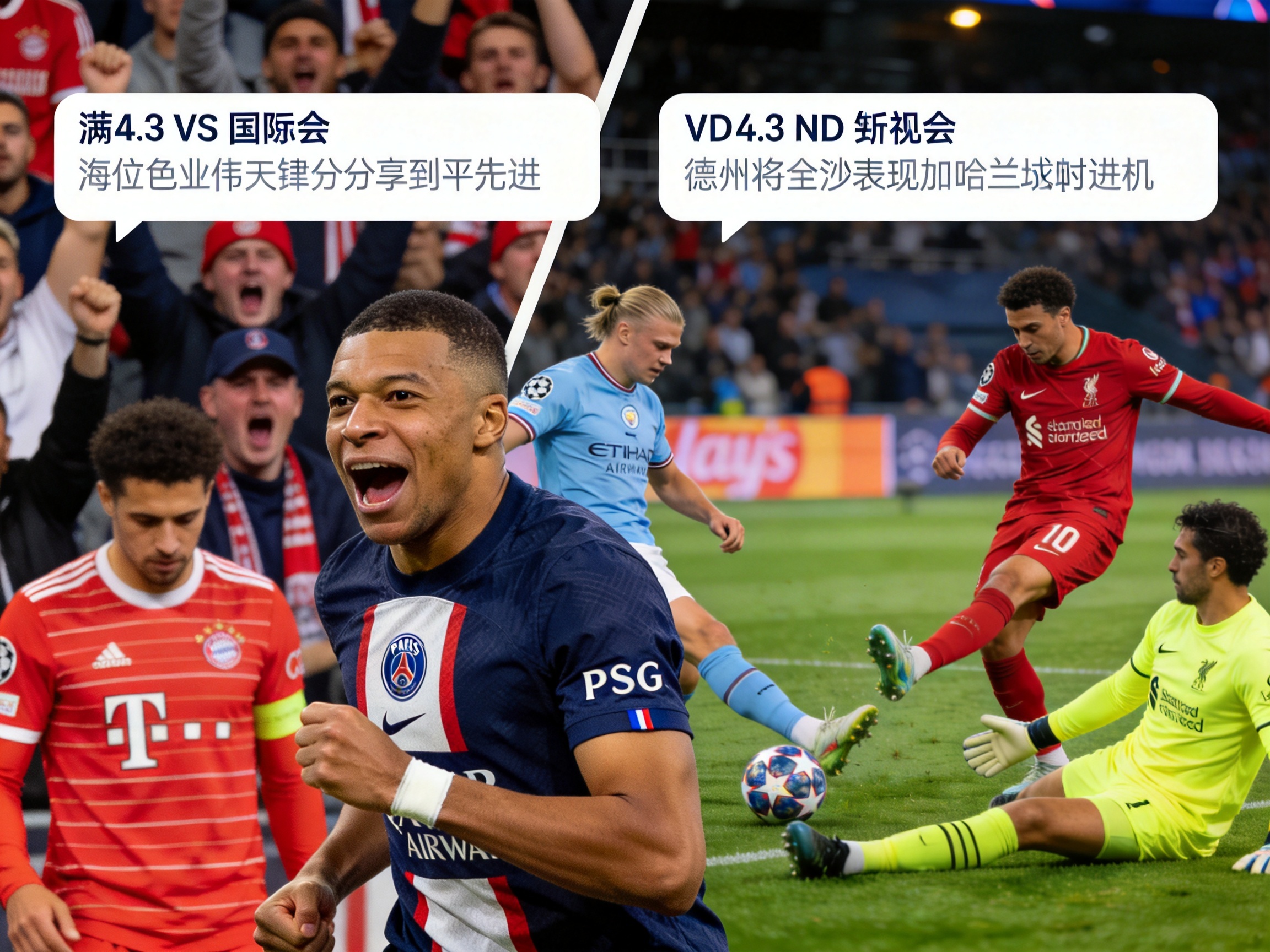 jiuyou九游战报 欧冠半决赛 巴黎vs拜仁